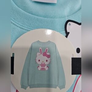 Hello Kitty Mint Green Kids Sweatshirt